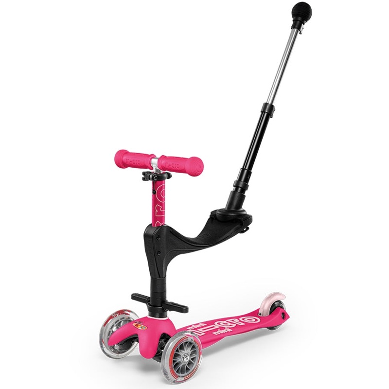 Micro Kickboard Mini 3-in-1 Deluxe Plus Scooter – Pink