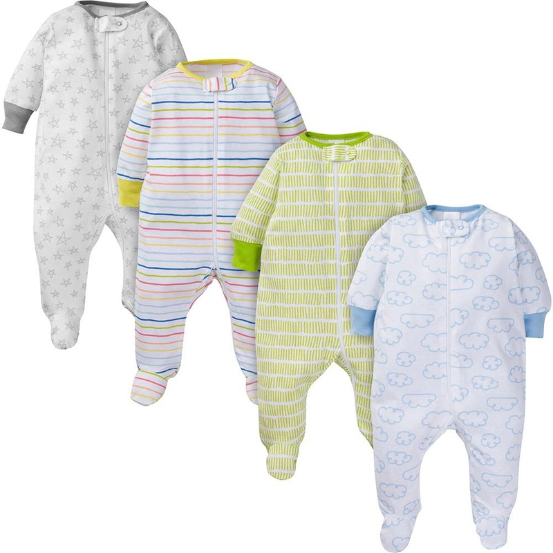 4-Pack Baby Neutral Clouds Sleep ‘N Plays