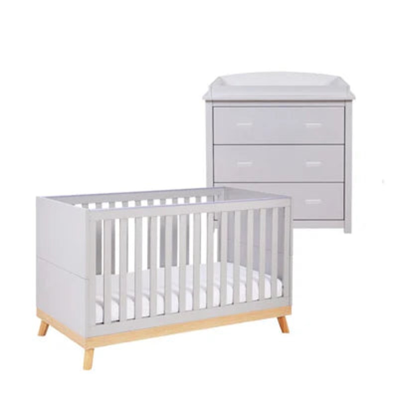 Babymore Mona 2 Piece Universal Room Set – Grey