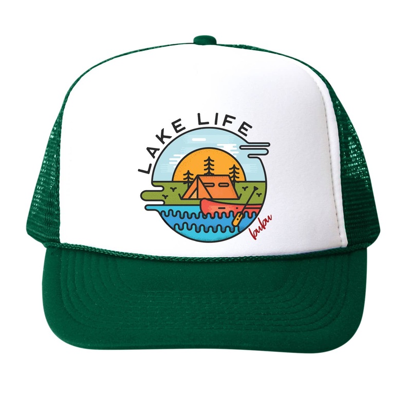 Bubu Lake Life Trucker Hat