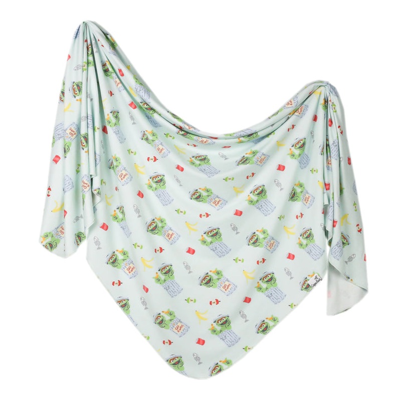 Copper Pearl Knit Swaddle Blanket | Oscar the Grouch