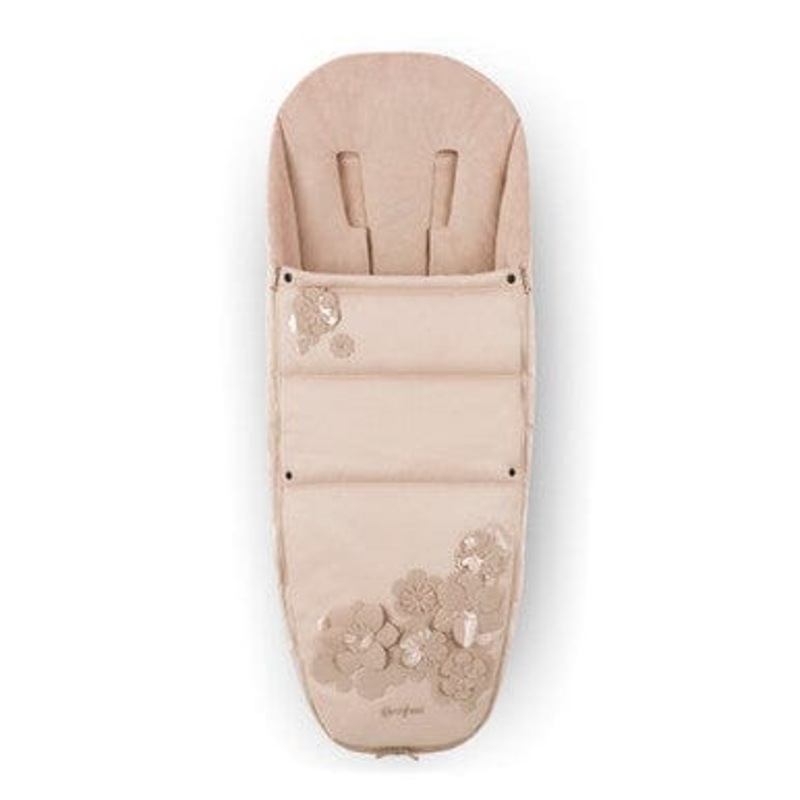 CYBEX Footmuff – Simply Flowers – Nude beige