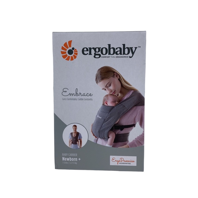 Ergobaby Embrace Baby Carrier, Heather Grey, Knit