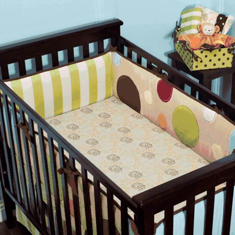 Little Miss Silly Safari 5 Piece Crib Bedding Set