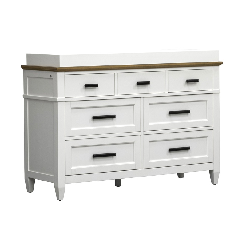 PL Heritage Artisan 7 Drawer Dresser with Underlighting