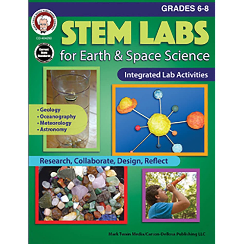 STEM Labs for Earth & Space Science Resource Book Grade 6-8 Paperback