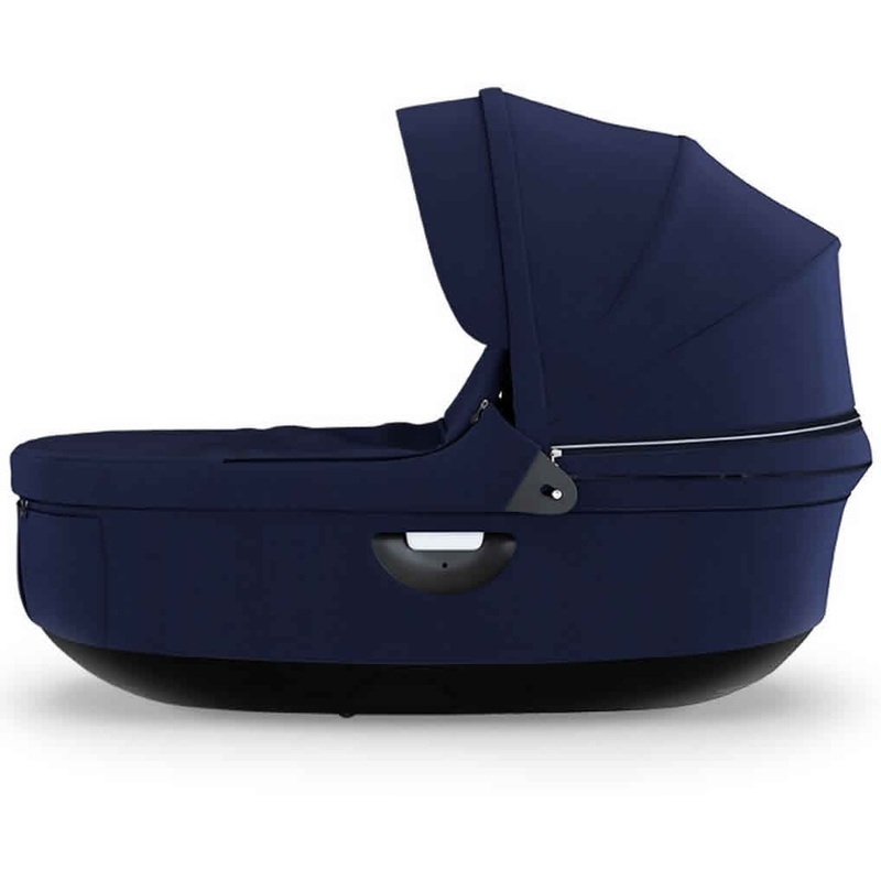 Stokke Stroller Black Carrycot – Deep Blue