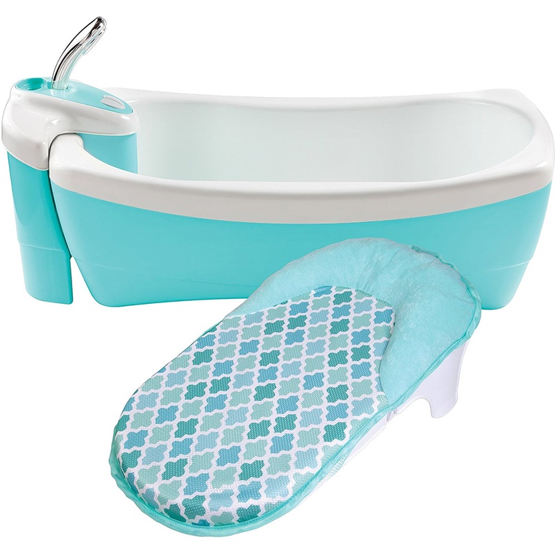 Summer Infant Lil’ Luxuries Whirlpool, Bubbling Spa & Shower – Blue