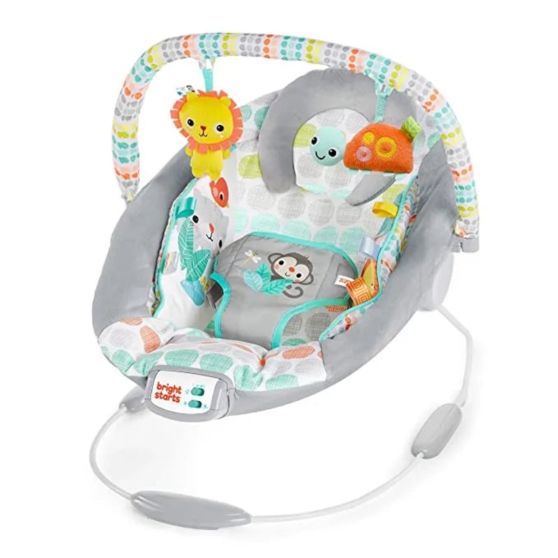 Cradling Baby Bouncer – Whimsical Wild (See Description)