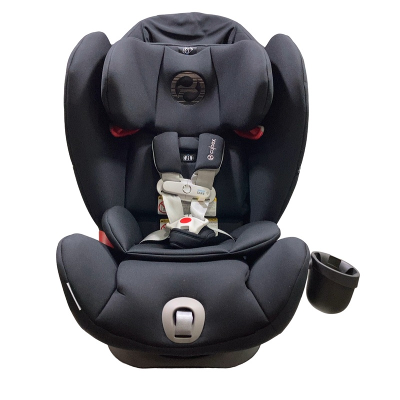 Cybex Eternis S All-In-One Car Seat with SensorSafe, 2022, Lavastone Black