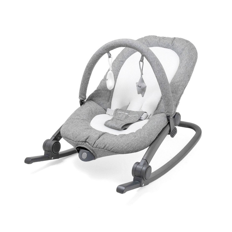 Go With Me Aura Deluxe Portable  Rocker & Bouncer – Grey