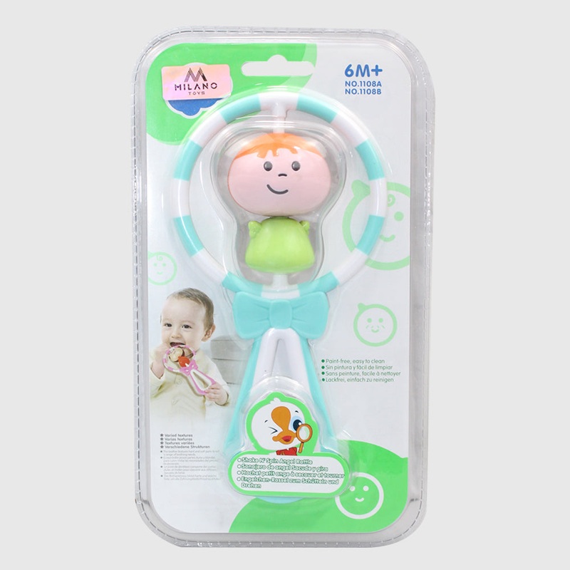 Hola Shake N’ Spin Angel Rattle