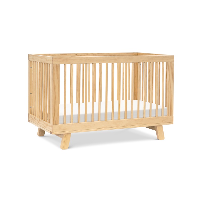 Hudson 3 in 1 Convertible Crib with Toddler Bed Conversion Kit
