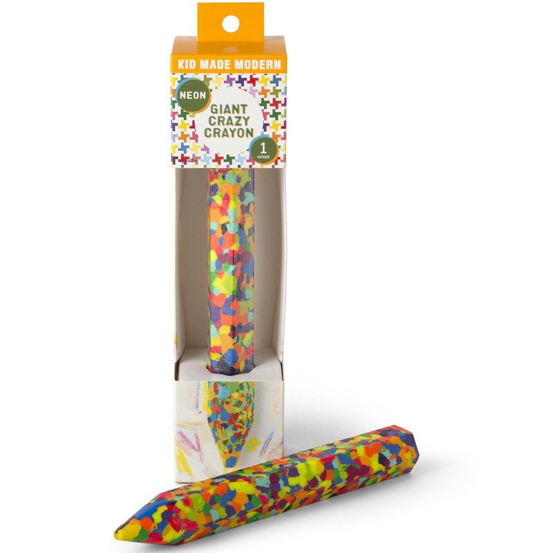 Kid Made Modern Giant Crazy Crayon – Neon