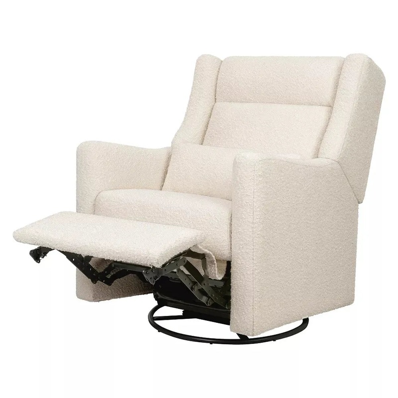 Kiwi Plus Power Glider Recliner with Power Headrest – Performance Ivory Boucle