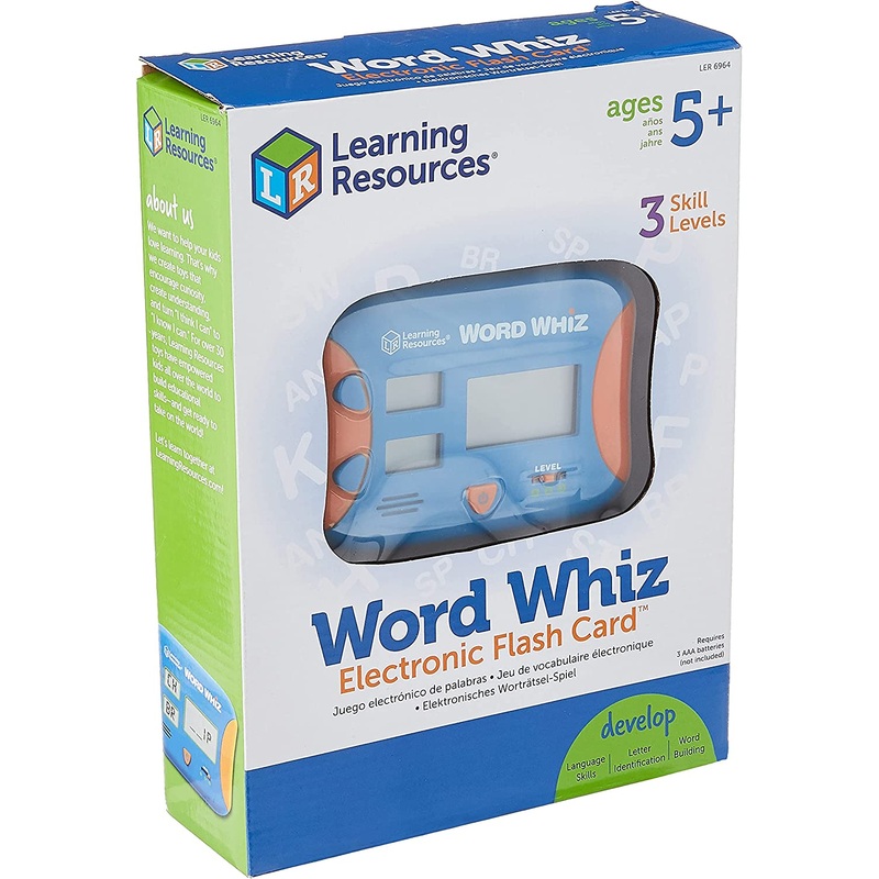 Learning Resources Word Whiz Electronic Flash Card