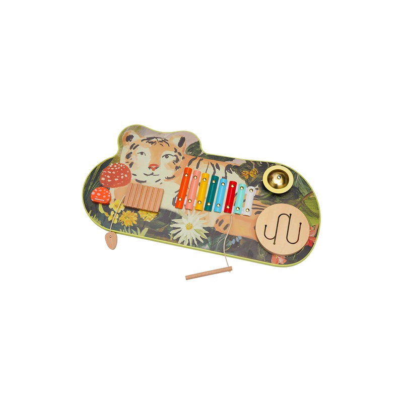 Manhattan Toy Company Tiger Tunes Wooden Activity Toy