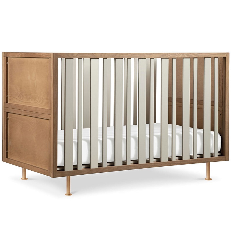 Nursery Works Novella Crib – Stained Ash / Ivory