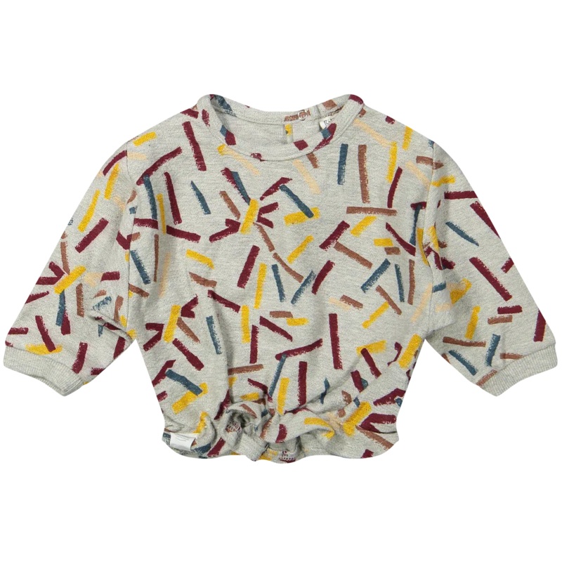 Riffle Amsterdam – Organic Cinched Hem Long Sleeve – Confetti