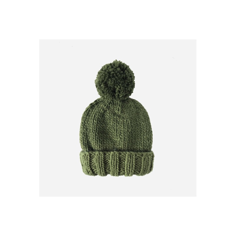Blueberry Hill Classic Pom Hat – Olive