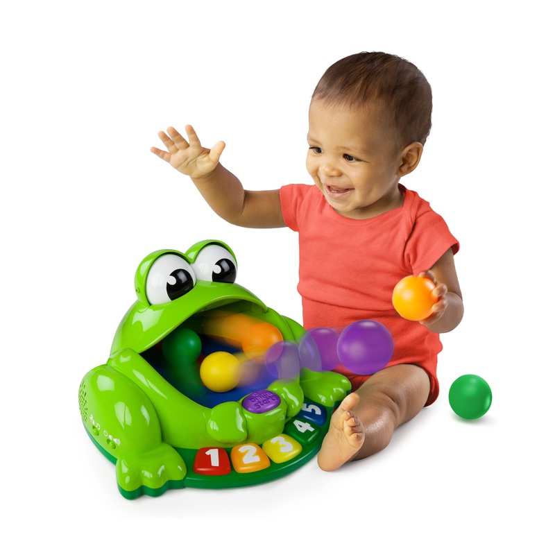 Bright Starts Pop & Giggle Pond Frog Ball Popper Baby Toy