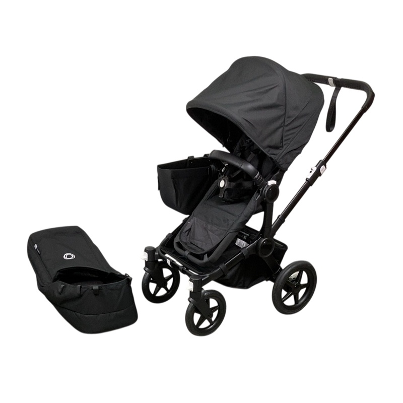 Bugaboo Donkey 5 Mono Stroller, 2024, Black, Midnight Black, Midnight Black
