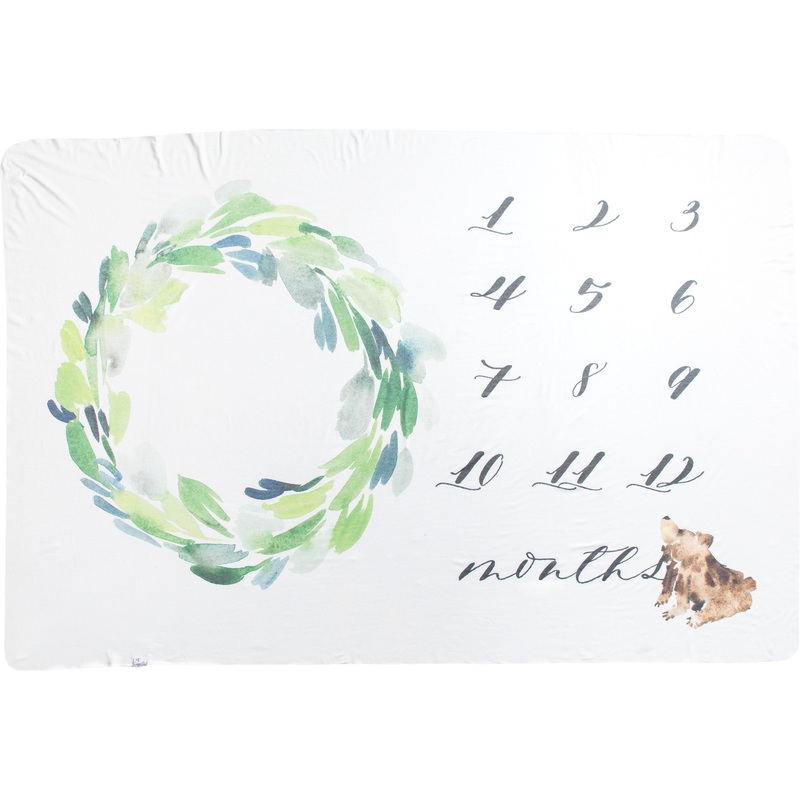 Copper Pearl Knit Swaddle Blanket | Bear Milestone