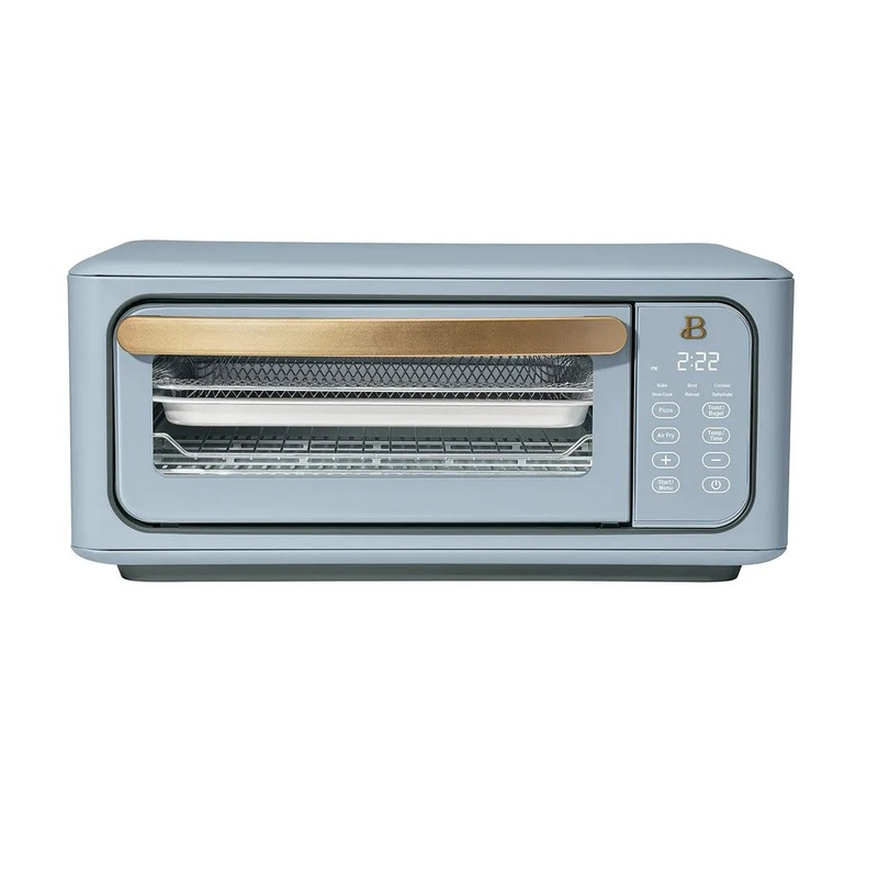 Infrared Air Fry Toaster Oven 9-Slice 1800 W Cornflower Blue by Drew Barrymore