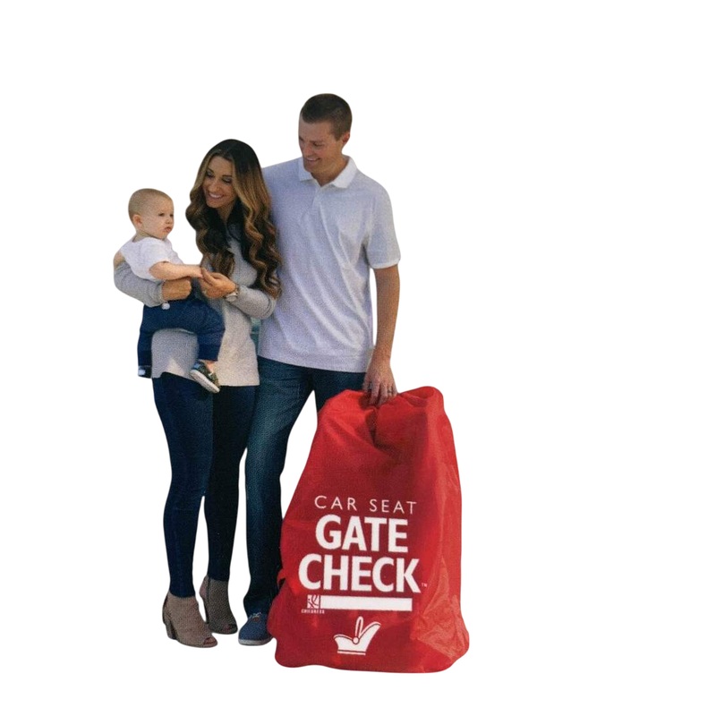J.L. Childress Gate Check Bag For Car Seat, Red