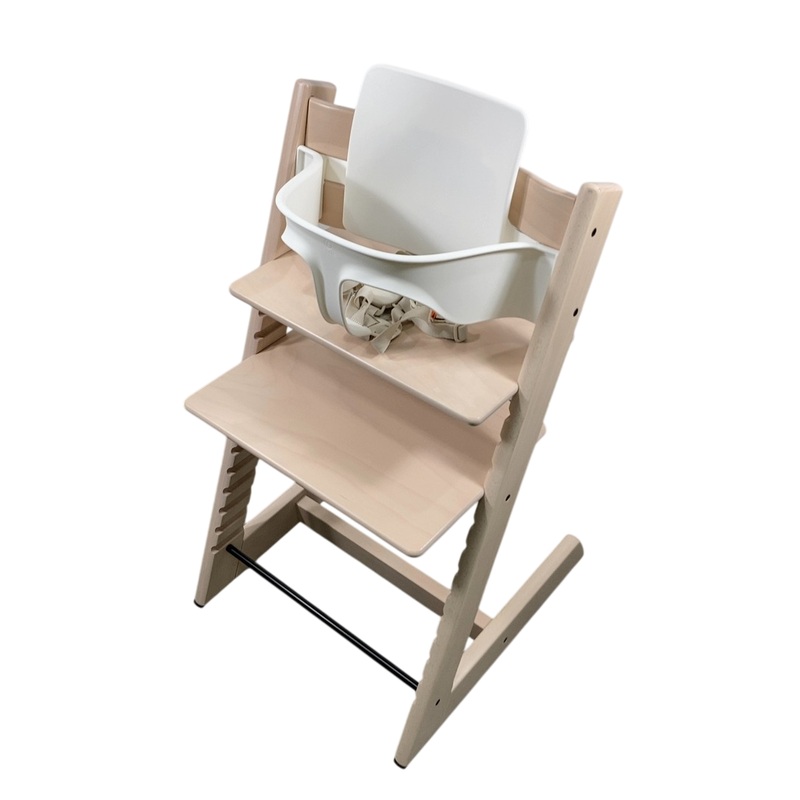 Stokke Tripp Trapp High Chair With Baby Set, Whitewash