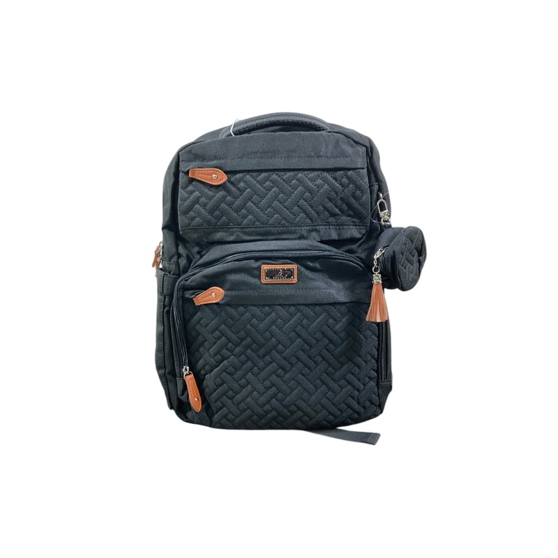 BabbleRoo Diaper Bag Backpack, Black, XL Original