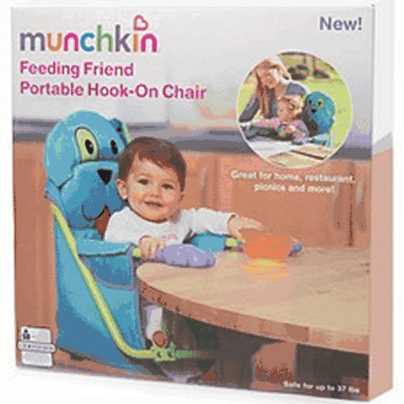 Munchkin Feeding Friend Portable Hook On Table Chair in Dog