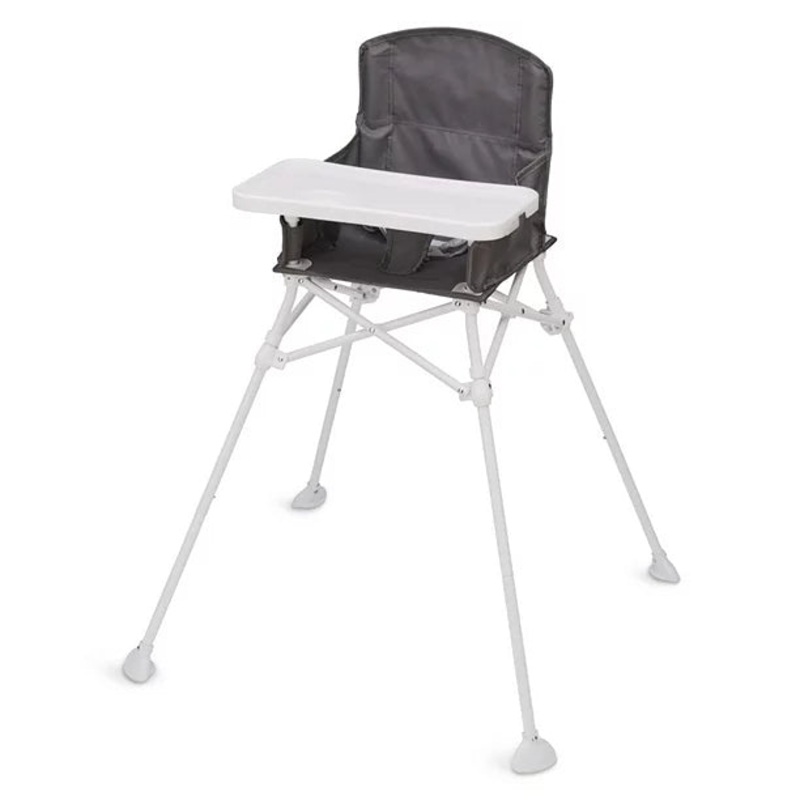 My Portable High Chair with Tray – Gray