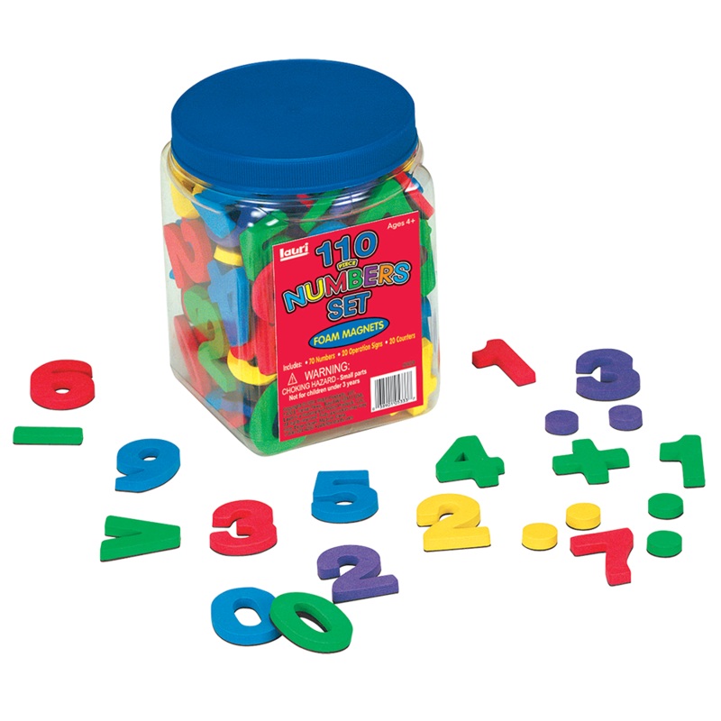 Numbers Foam Magnets