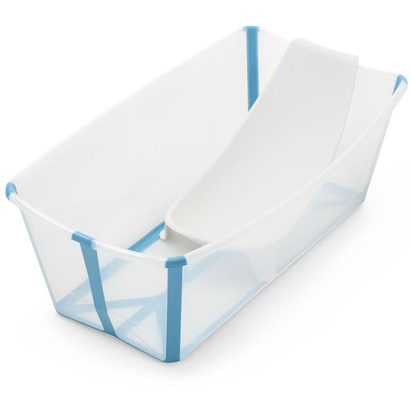 Stokke Flexi Bath & Newborn Support – Transparent Blue