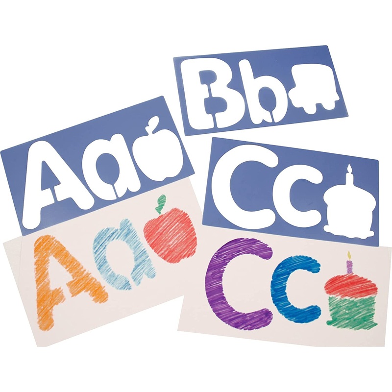 Big Alphabet and Picture Stencils