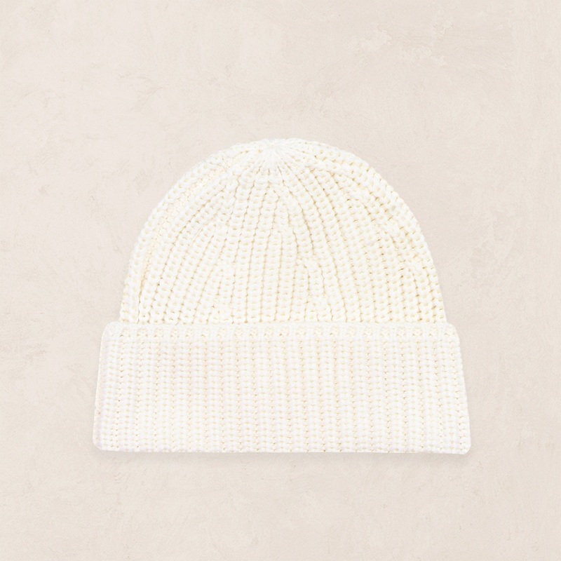 Knit Beanie – Ivory