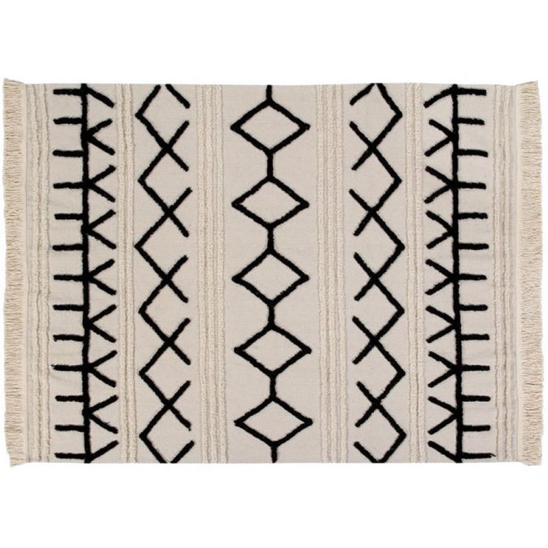 Lorena Canals Bereber Rug – Canvas, Medium (4’7″ x 6’7″)
