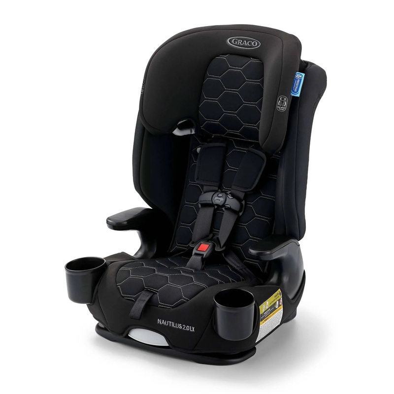Nautilus 2.0 LX 3-in-1 Harness Booster Car Seat – Hex (See Description)