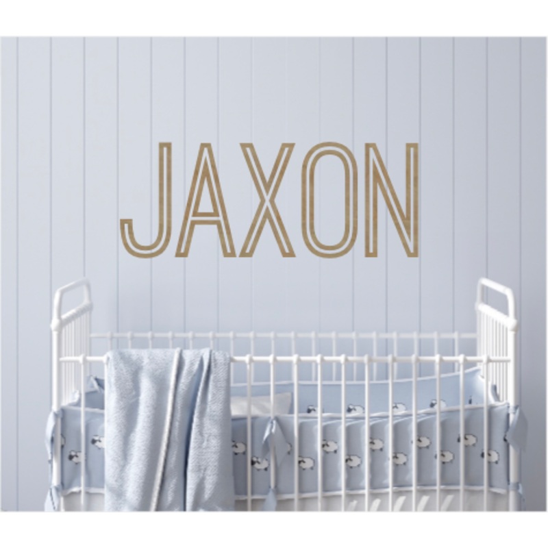 Sugar + Maple Personalized Floating Wood Letters