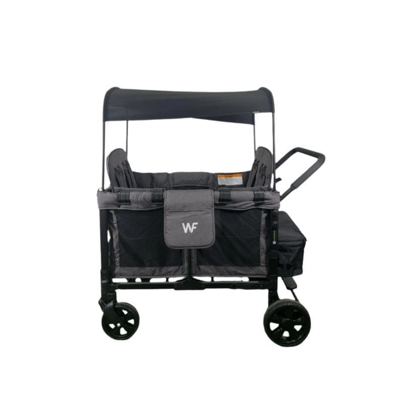 Wonderfold W4 Original Stroller Wagon Bundle, Light Grey