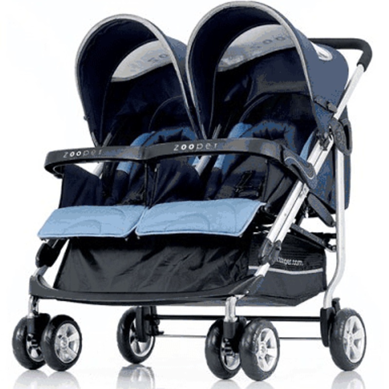 Zooper Tango Double Stroller 2008 Navy Blue