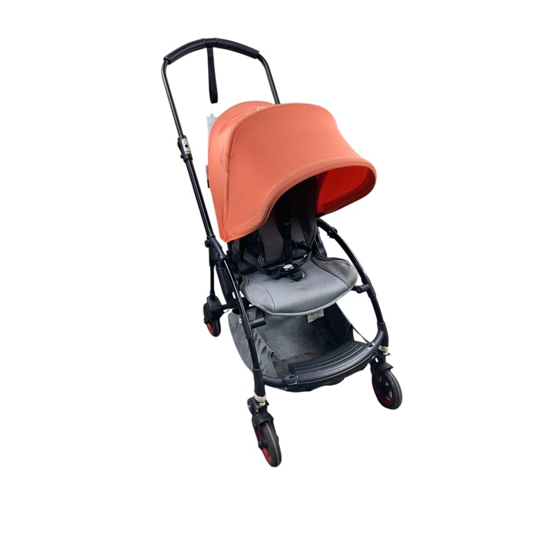 Bugaboo Bee5 Stroller, 2019, Black, Grey Melange, Coral