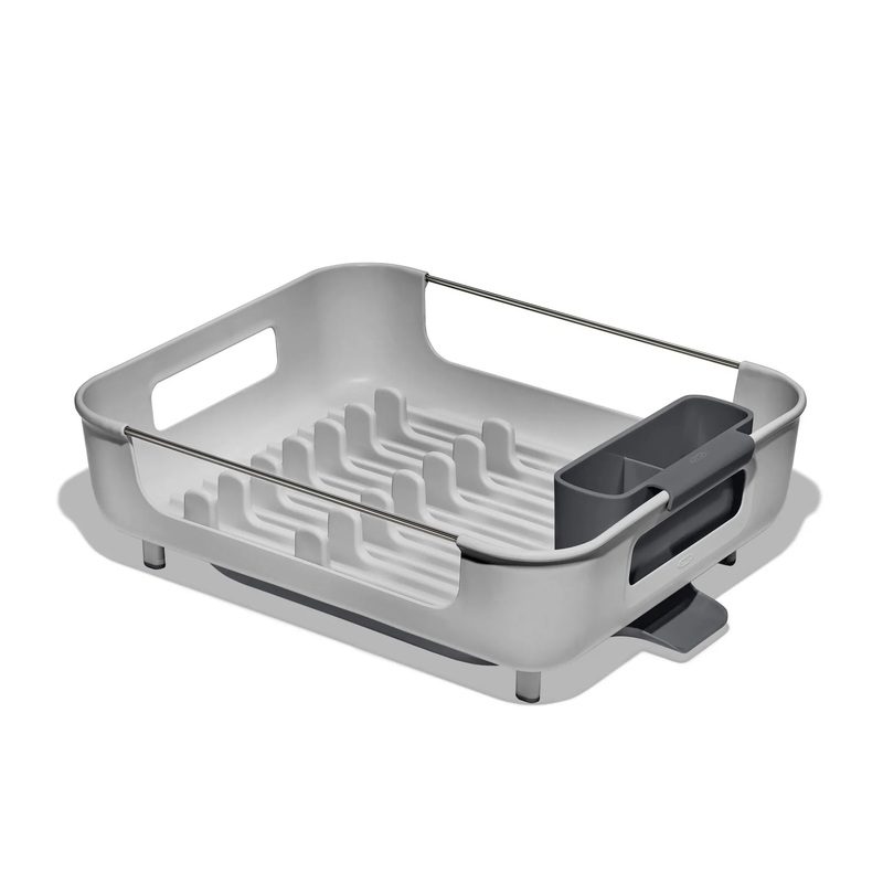 Large Capacity Dish Rack – Gray (See Description)