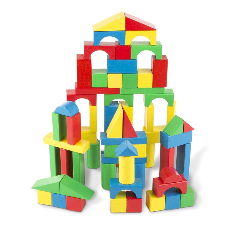 Melissa & Doug 100 Wooden Blocks