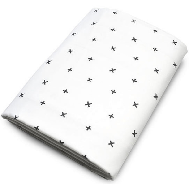 Olli + Lime Crib Sheet – XX White