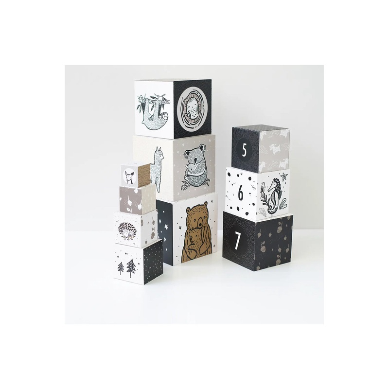 Wee Gallery Nesting Blocks – Baby Animals