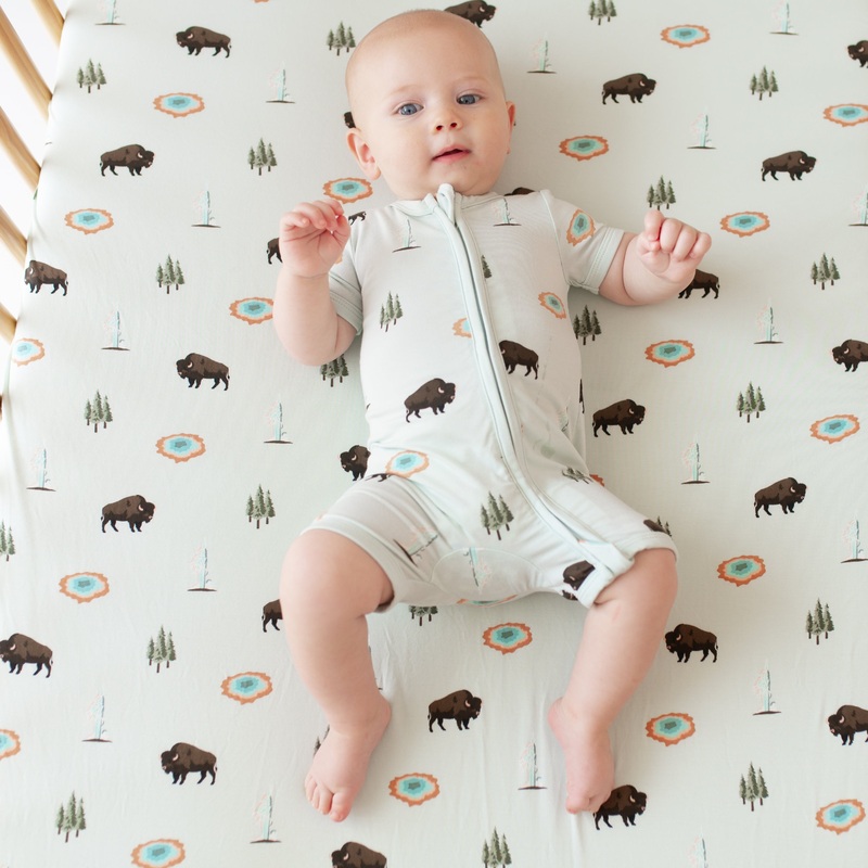 Zippered Shortall Romper in Yellowstone