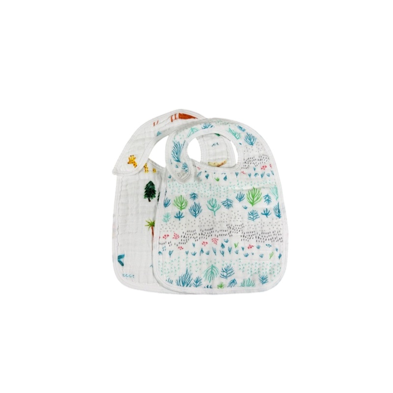 Aden + Anais Muslin Snap Bibs, 3 Pack, Around The World
