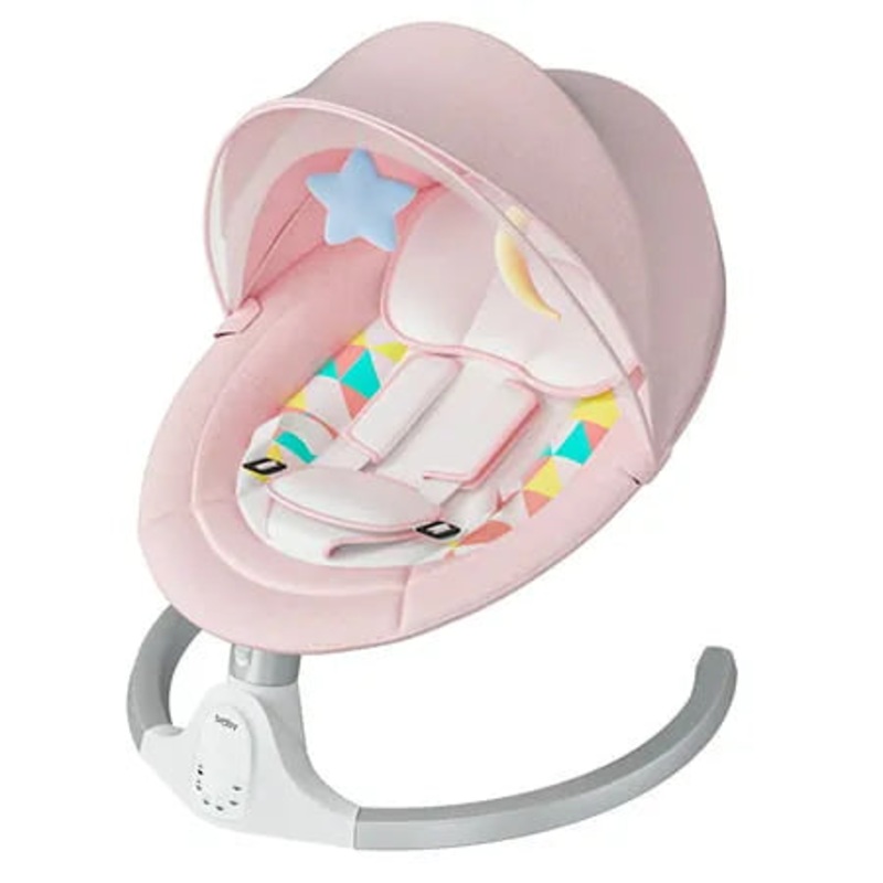 Baby Swing Infant Bouncer Seat Intelligence Timing 5 Gears Adjustment